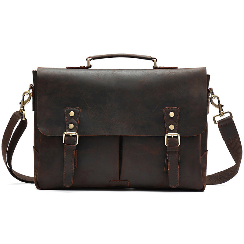 Leather Messenger Bag